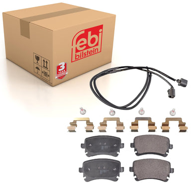 Rear Brake Pads Phaeton Set Kit Fits VW 4motion 3D0 698 451 A Febi 16826