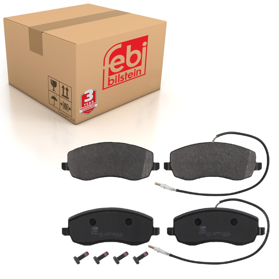 Front Brake Pads C8 Set Kit Fits Citroen 77364821 Febi 16846