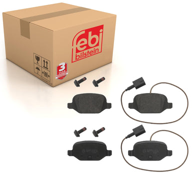 Rear Brake Pads 500C Set Kit Fits Fiat 77365754 Febi 16856