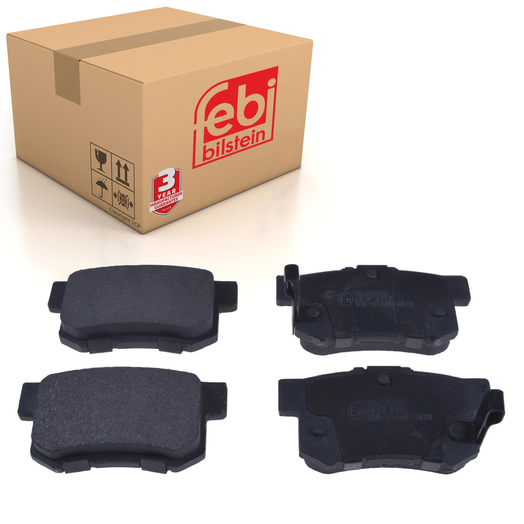 Rear Brake Pads Sedici Set Kit Fits Fiat 6000628642 Febi 16873