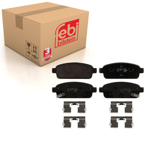 Rear Brake Pads Astra Set Kit Fits Vauxhall 16 05 180 Febi 16894