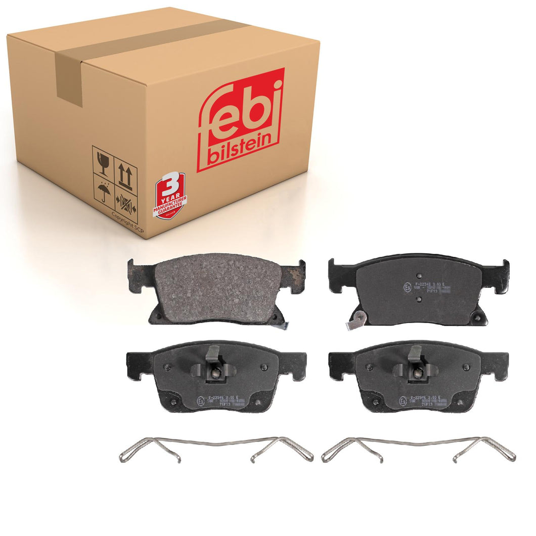 Front Brake Pads Astra Set Kit Fits Vauxhall 13478301 Febi 16914