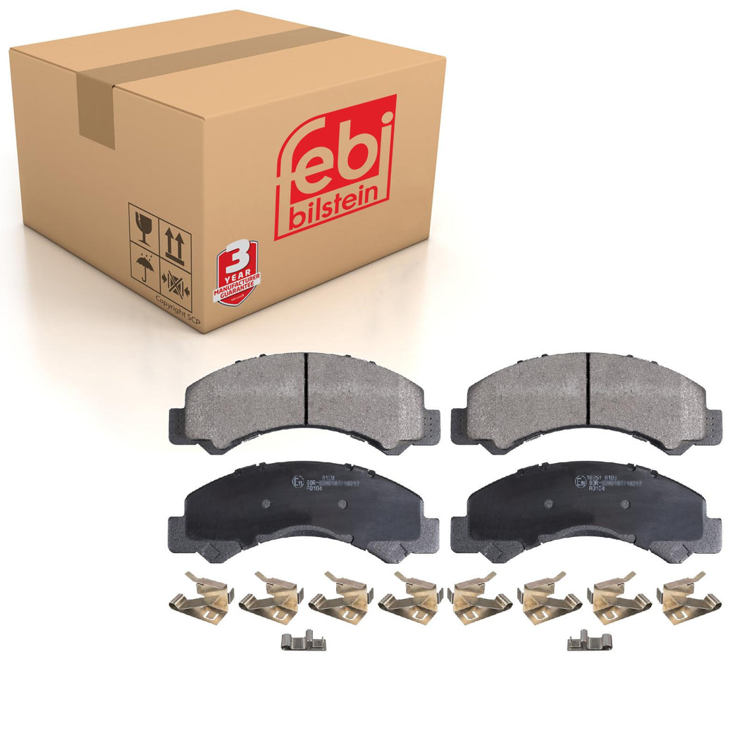 Brake Pads N Series Set Kit Fits Isuzu 8-98216-921-0 Febi 16951