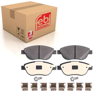 Front Brake Pads Doblo Set Kit Fits Fiat 77364897 Febi 16964