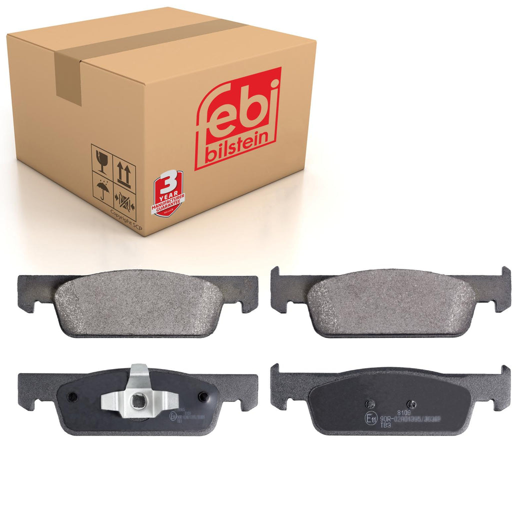Front Brake Pads Clio Set Kit Fits Renault 41 06 025 81R Febi 16965