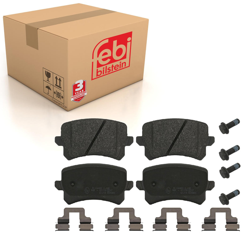 Rear Brake Pads Passat Set Kit Fits VW 3AA 698 451 A Febi 16991