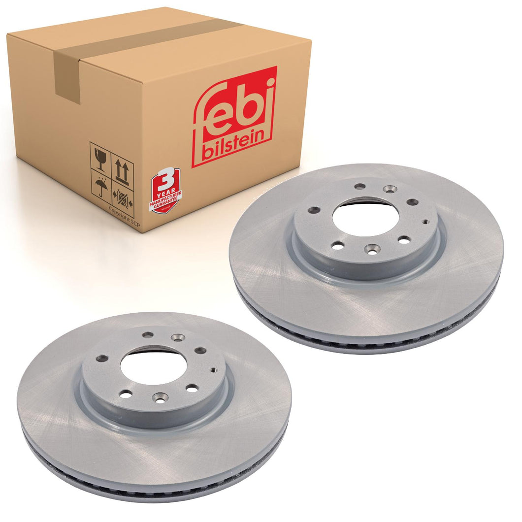 Pair of Brake Disc Fits Mazda Mazda6 Wagon OE G33Y3325XA Febi 170040