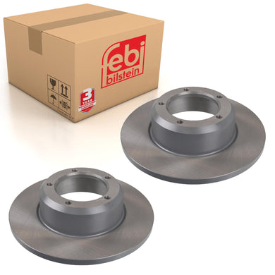 Pair of Front Brake Disc Fits Land Rover OE LR017951 Febi 170049