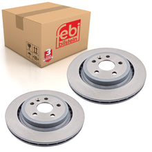 Load image into Gallery viewer, Pair of Rear Brake Disc Fits Volvo OE 31341483 Febi 170050