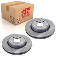 Load image into Gallery viewer, Pair of Front Brake Disc Fits Chrysler OE 52089269AB Febi 170053