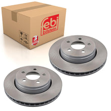 Load image into Gallery viewer, Pair of Front Brake Disc Fits Dodge OE 52109938AB Febi 170070