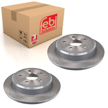 Load image into Gallery viewer, Pair of Rear Brake Disc Fits Chrysler OE 52089275AB Febi 170074