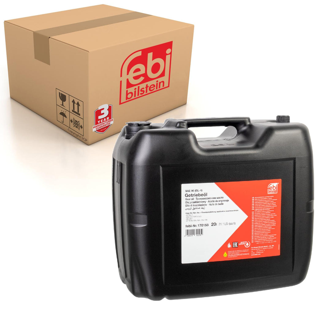 Sae 80W 90 (Gl 4) Gear Oil Fits Gebrauchsnr. fur Flussigkeiten MAN M Febi 170153