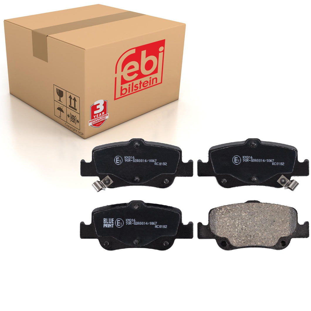 Rear Brake Pads Corolla Set Kit Fits Toyota 04466-02170 Febi 170285
