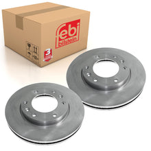 Load image into Gallery viewer, Pair of Front Brake Disc Fits Hyundai OE 517124H500 Febi 170609