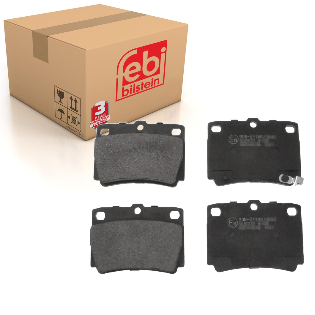 Rear Brake Pads Challenger Set Kit Fits Mitsubishi MN102626 Febi 170625