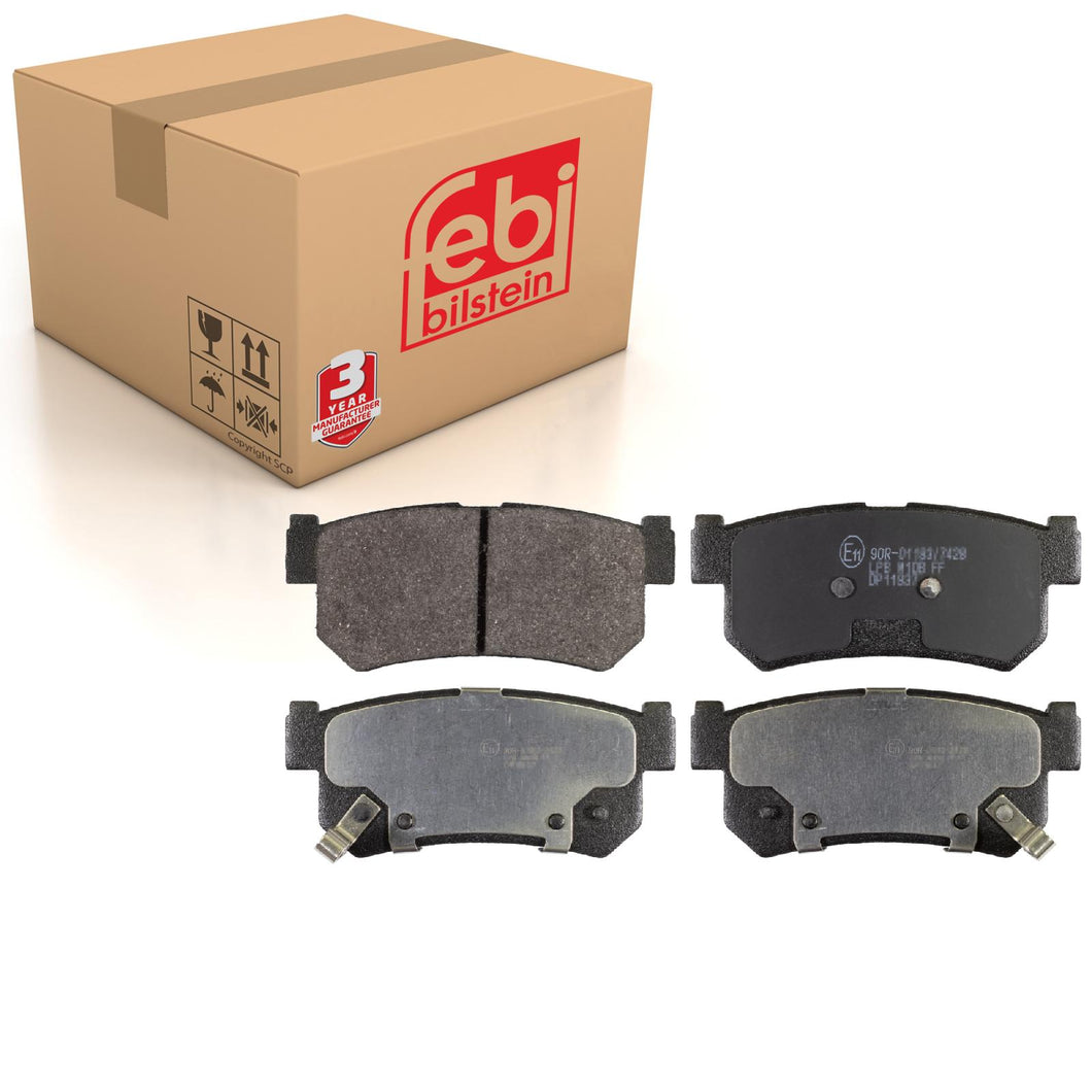 Rear Brake Pads Musso Set Kit Fits Dacia 48413-05102 Febi 170638