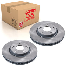 Load image into Gallery viewer, Pair of Front Brake Disc Fits Ssangyong OE 4144134002 Febi 170696