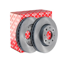 Load image into Gallery viewer, Pair of Front Brake Disc Fits Kia OE 517122F100 Febi 170699