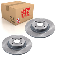 Load image into Gallery viewer, Pair of Rear Brake Disc Fits Mazda OE N24326251 Febi 170726