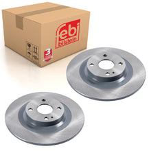 Load image into Gallery viewer, Pair of Rear Brake Disc Fits Mazda OE N25126251 Febi 170727