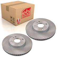 Load image into Gallery viewer, Pair of Front Brake Disc Fits Mazda OE D09T33251 Febi 170740