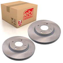 Load image into Gallery viewer, Pair of Front Brake Disc Fits Nissan OE 40206EM10A Febi 170744