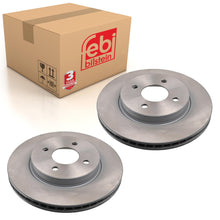 Load image into Gallery viewer, Pair of Front Brake Disc Fits Nissan OE 402063U80A Febi 170745