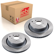 Load image into Gallery viewer, Pair of Rear Brake Disc Fits Nissan OE 432061CA0A Febi 170755