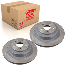 Load image into Gallery viewer, Pair of Rear Brake Disc Fits Subaru OE 26700AE081 Febi 170763