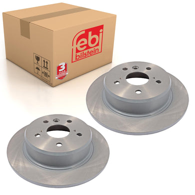 Pair of Rear Brake Disc Fits Toyota OE 4243133140 Febi 170783