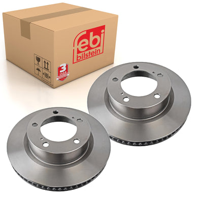 Pair of Front Brake Disc Fits Toyota OE 4351260180 Febi 170784