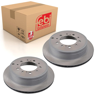 Pair of Rear Brake Disc Fits Toyota OE 4243160290 Febi 170786