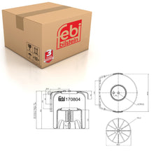 Load image into Gallery viewer, Rear Air Spring Inc Plastic Piston Fits IVECO OE 041297178 Febi 170804
