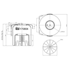 Load image into Gallery viewer, Rear Air Spring Inc Plastic Piston Fits IVECO OE 041297178 Febi 170804