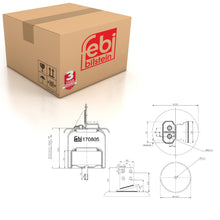 Load image into Gallery viewer, Rear Air Spring Inc Steel Piston Rod Fits IVECO OE 008188522 Febi 170805