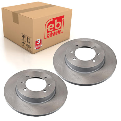 Pair of Brake Disc Fits Proton OE PW823053 Febi 170818