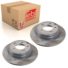 Load image into Gallery viewer, Pair of Rear Brake Disc Fits Kia OE 584113S100 Febi 170819