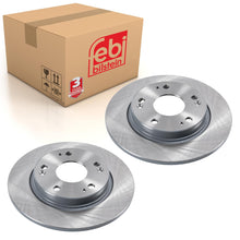 Load image into Gallery viewer, Pair of Rear Brake Disc Fits Honda OE 42510SZTG52 Febi 170820