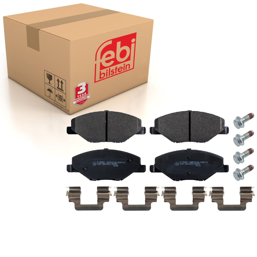 Front Brake Pads Polo Set Kit Fits VW 6RU 698 151 B Febi 171000