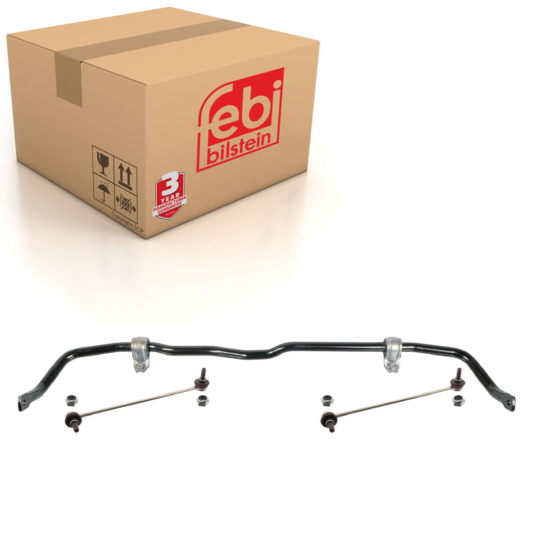 Front Anti Roll Bar Kit Inc Bushes Drop Links Fits Volkswagen Golf 7 Febi 171155