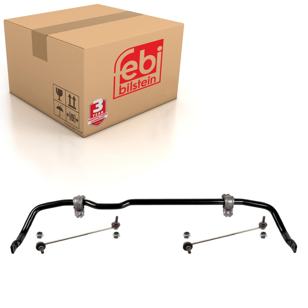 Front Anti Roll Bar Kit Inc Bushes Drop Links Fits Audi A3 Seat Atec Febi 171386