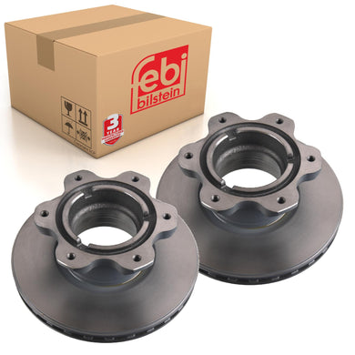 Pair of Brake Disc Fits Mercedes OE 668 423 05 12 Febi 171442