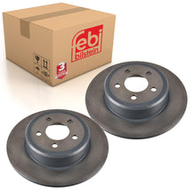 Load image into Gallery viewer, Pair of Brake Disc Fits Chrysler OE 68368070AA Febi 171443