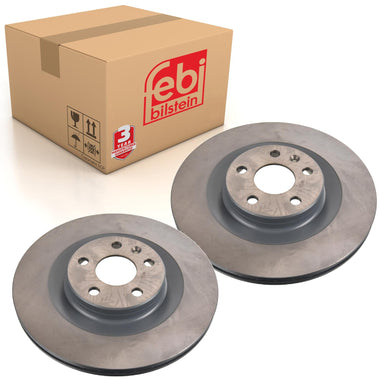 Pair of Brake Disc Fits Volvo OE 31471816 SK1 Febi 171444