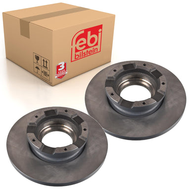 Pair of Rear Brake Disc Fits Ford OE 2 040 064 Febi 171451