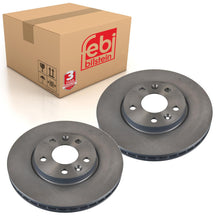 Load image into Gallery viewer, Pair of Brake Disc Fits Renault OE 40 20 620 00R Febi 171469