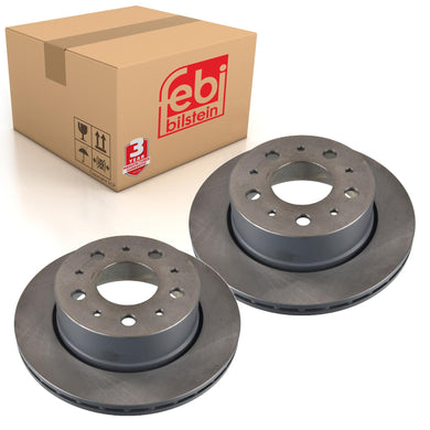 Pair of Brake Disc Fits Citroën OE 16 124 358 80 Febi 171496