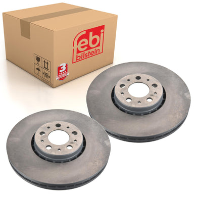 Pair of Brake Disc Fits Volvo OE 31400893 SK1 Febi 171503