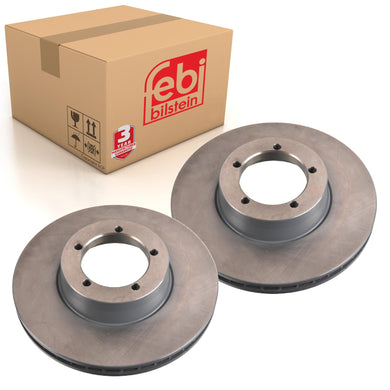 Pair of Brake Disc Fits LDV OE PBU2000 Febi 171504
